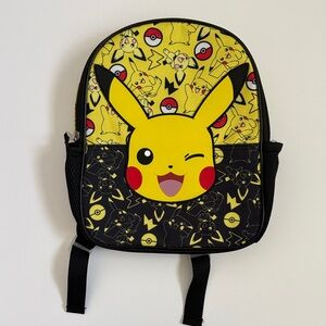 Bioworld Pikachu Kids Mini Backpack - Yellow and Black 💛🖤